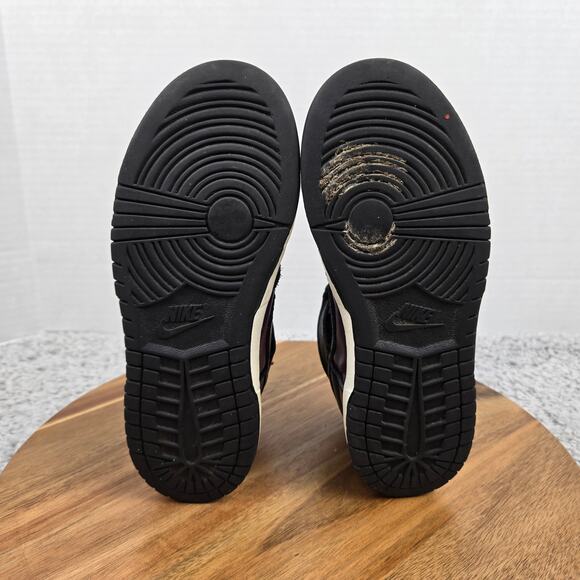 Nike Dunk High Fragment Beijing PS 2021 Black Wine Casual Daily Sneaker Kids 1y - Picture 11 of 15